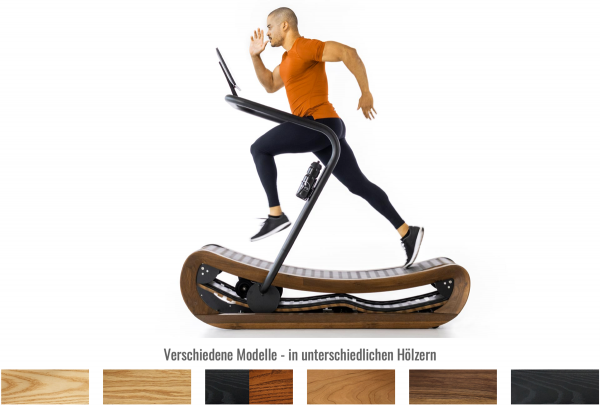 Laufband Sprintbok - Nuss / Holzlaufband