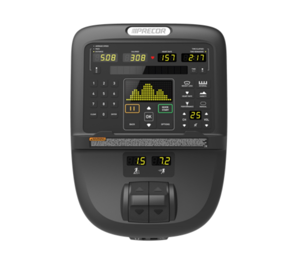 Elliptical Crosstrainer EFX 835. Profi Elliptical Trainer. Schwarz/ Black Pearl