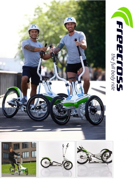 Mobiler Crosstrainer. Nuvinci Schaltung. Stepper/ Dreirad für Erwachsene