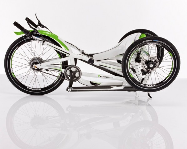 Mobiler Crosstrainer. Nuvinci Schaltung. Stepper/ Dreirad für Erwachsene