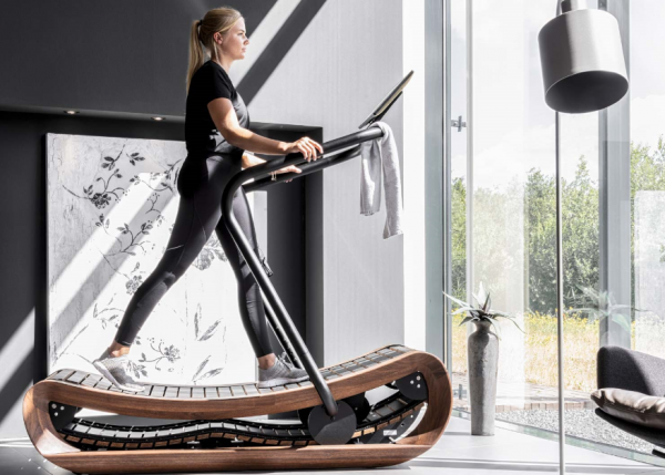 Laufband Sprintbok - Nuss / Holzlaufband