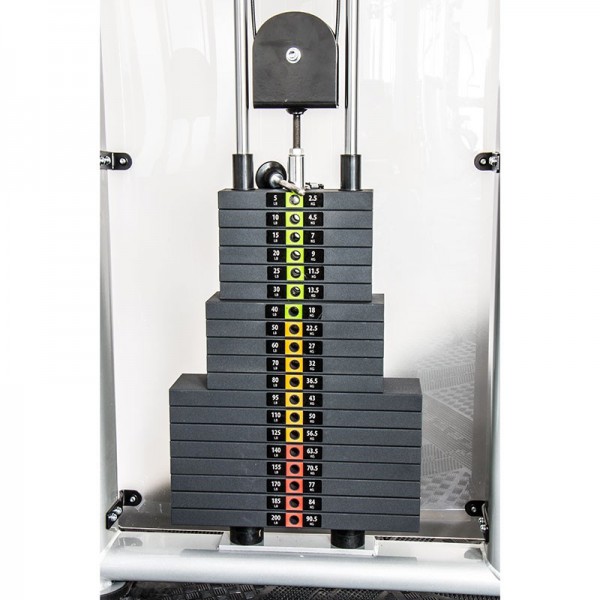 Dual Pulley - Functional Trainer. Doppelkabelzug Turm inklusive Klimmzugstange