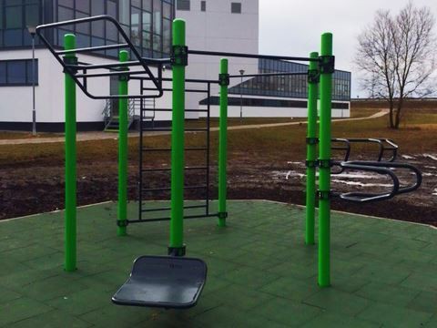 Outdoor Functional Complex Extended - Eigengewicht-Trainingsstation - Fitnesspark für draußen