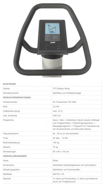 DKN XG 10.0 Pro Vibrationsplatte