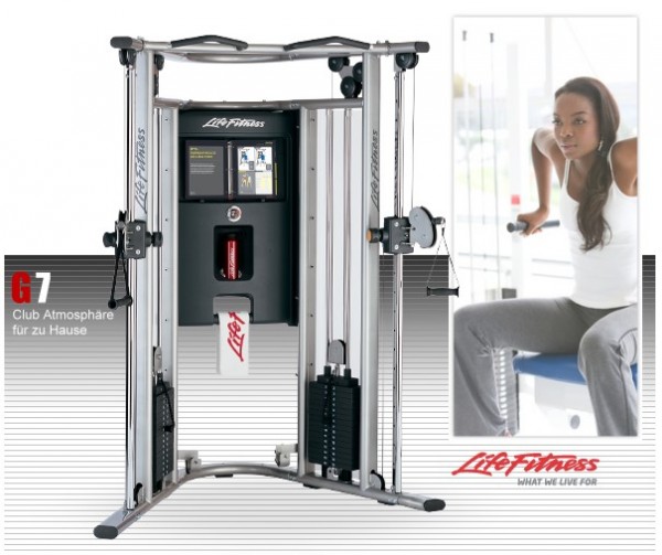 Kraftstation G7 inkl. Hantelbank. Fitness Station / Kabelzug