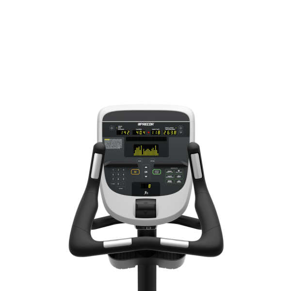 UBK 835 Precor Profi Ergometer für Fitnessstudio. Aktuelles Profimodell in schwarz. P31 Konsole