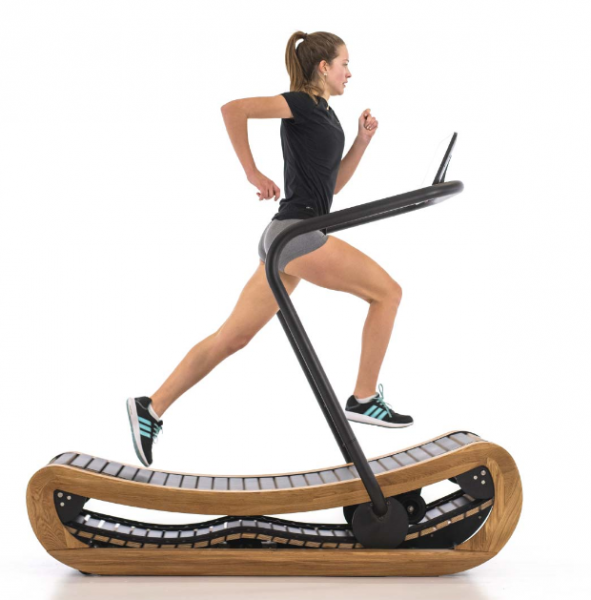 Laufband Sprintbok - Nuss / Holzlaufband